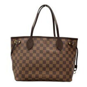 Louis Vuitton Neverfull Damier Ebene Brown Tote Bag